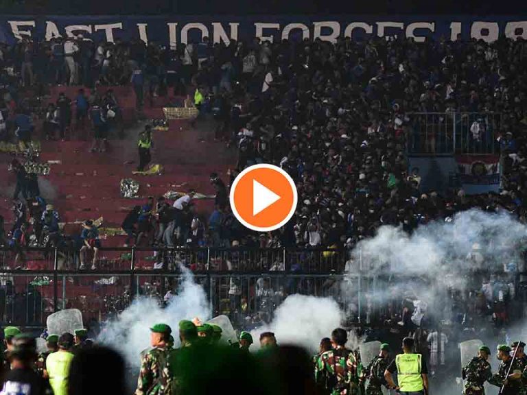 VIDEO: Estampida dejó al menos 174 muertos en estadio de Indonesia