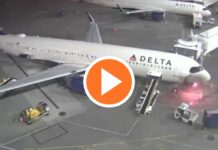 VIDEO: Avión procedente de Cancún se incendió con todo y pasajeros a bordo